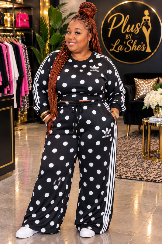 Dot About You Wide-Leg Set