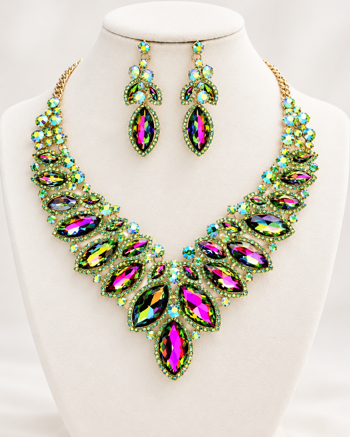 Royal Prism Crystal Jewelry Set