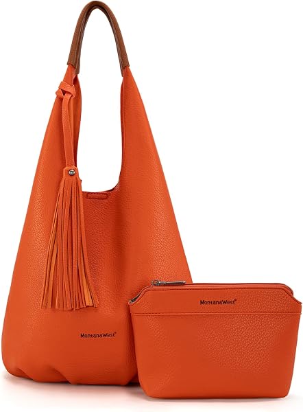 Luxe Tassel Hobo Bag & Wallet Set