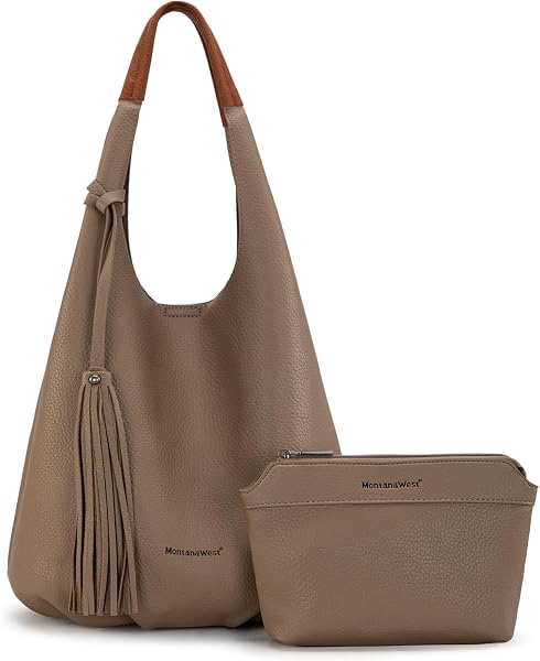 Luxe Tassel Hobo Bag & Wallet Set