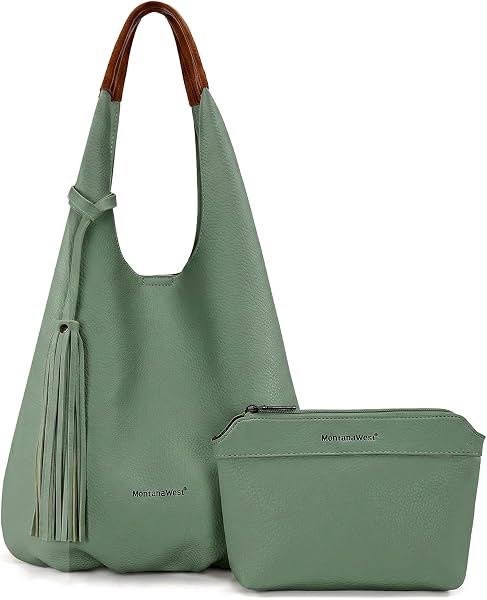 Luxe Tassel Hobo Bag & Wallet Set