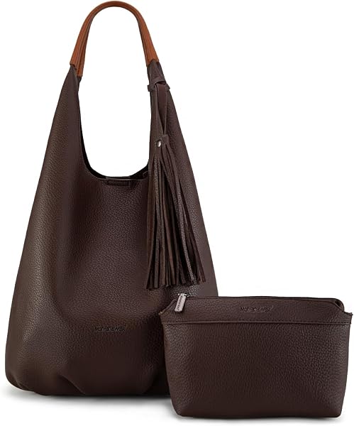 Luxe Tassel Hobo Bag & Wallet Set