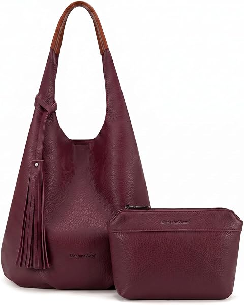 Luxe Tassel Hobo Bag & Wallet Set